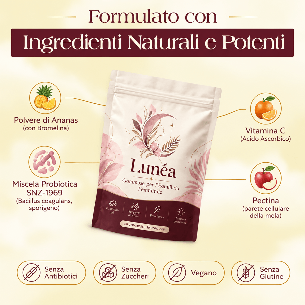 Lunèa - Probiotico vaginale - 100% naturale